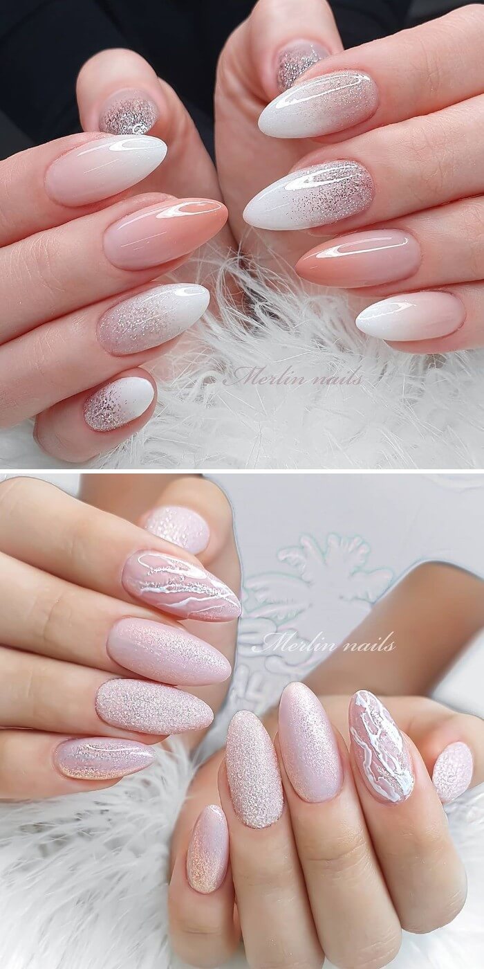 Top 15 Mind-Blowing Bridal Wedding Nails’ Art Design Ideas For The Bride-To-Be - 83