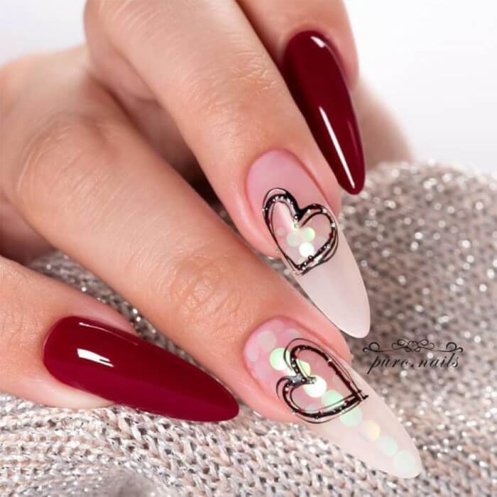 Top 10 Rubicund Coffin Nails That’ll Pervade Your Mind With The Sweet Aroma Of Roses - 149