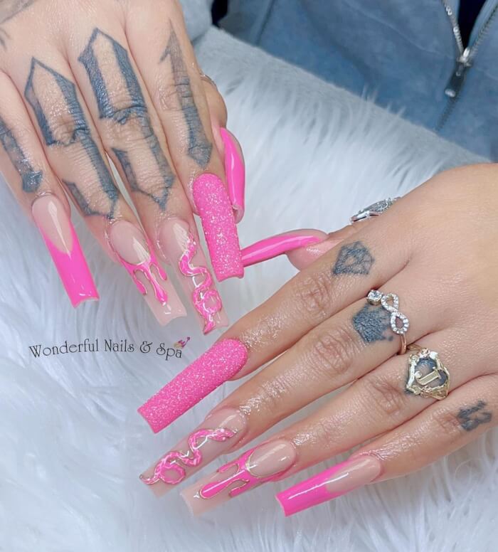 Top 30 Spectacular Nail Art In Pink For You To Look Like A Million Dollars - 229
