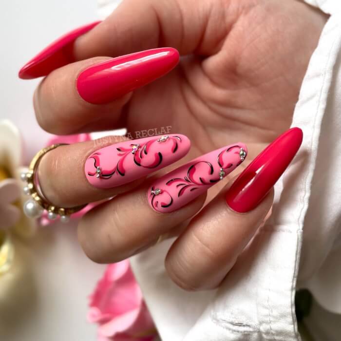 Top 30 Spectacular Nail Art In Pink For You To Look Like A Million Dollars - 251