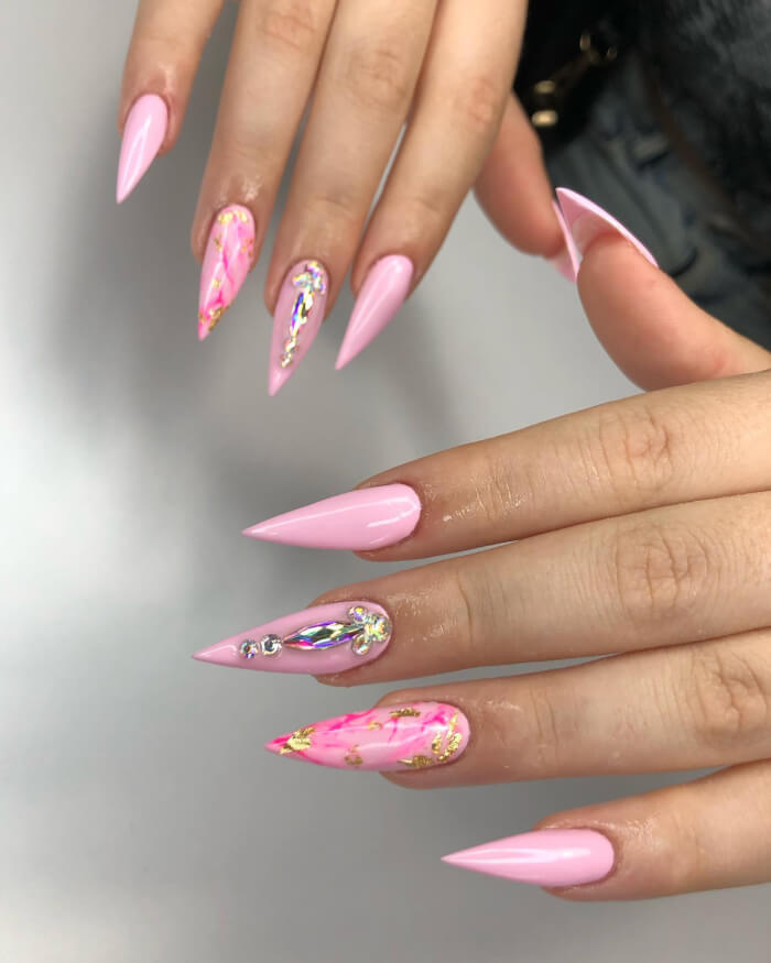 Top 30 Spectacular Nail Art In Pink For You To Look Like A Million Dollars - 267