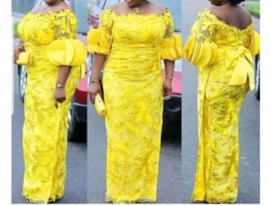 Top Dazzling Yellow Aso Ebi Outfits For African Women That’ll Make Your Eyes On Stalks - 107