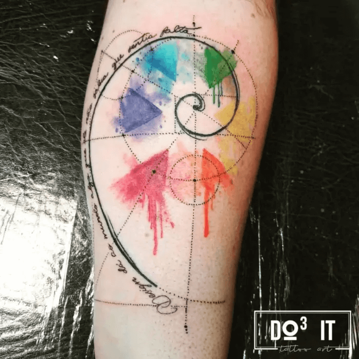 Top Stunning And Unique Number Fibonacci Tattoo Ideas You Need To See - 81