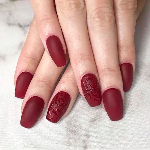 Top Unique Colors Matte Nails Art That Should Try This Season To Elevate Your Look - 191