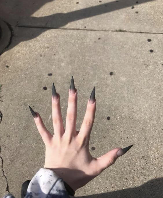 Black Claw Nails