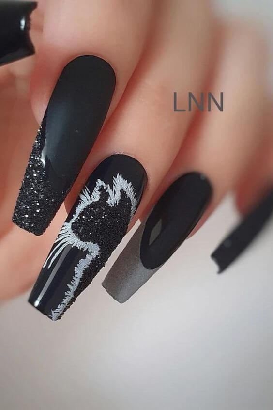 Black Cat Nails