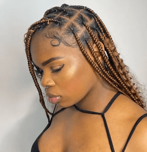 Square Knotless Braids 