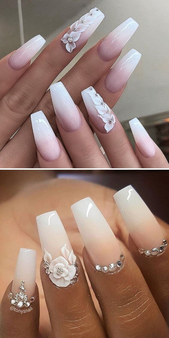 Almond Ombre Nails