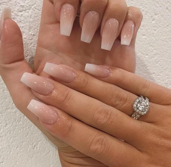 Nude Ombre Nails