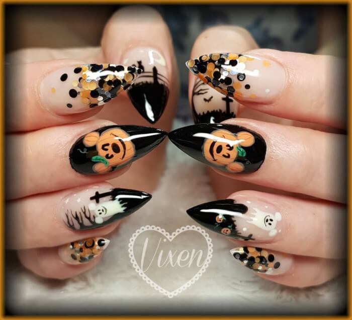 20+ Spooky Disney Halloween Nails For October 2022