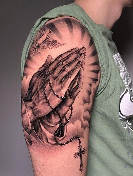 Prayer Hands Tattoo