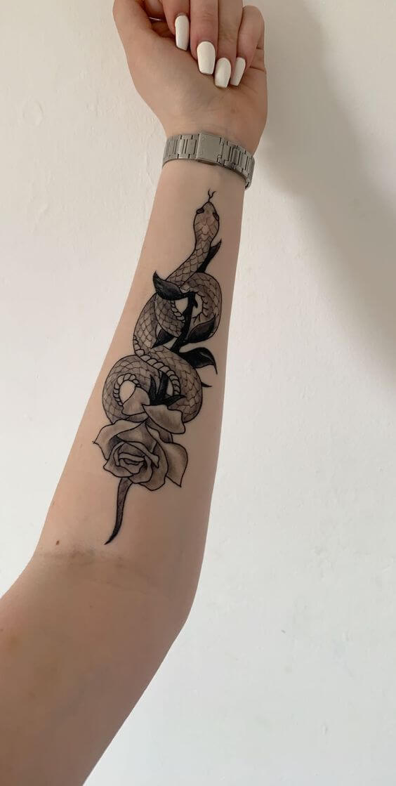 Snake Hand Tattoo