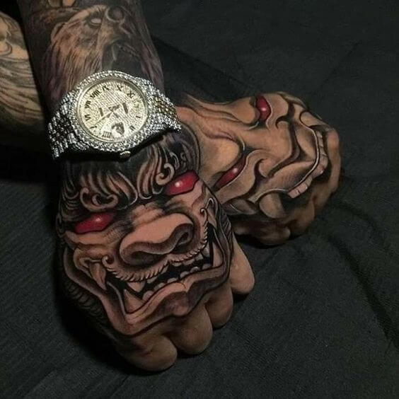 Japanese Hand Tattoos