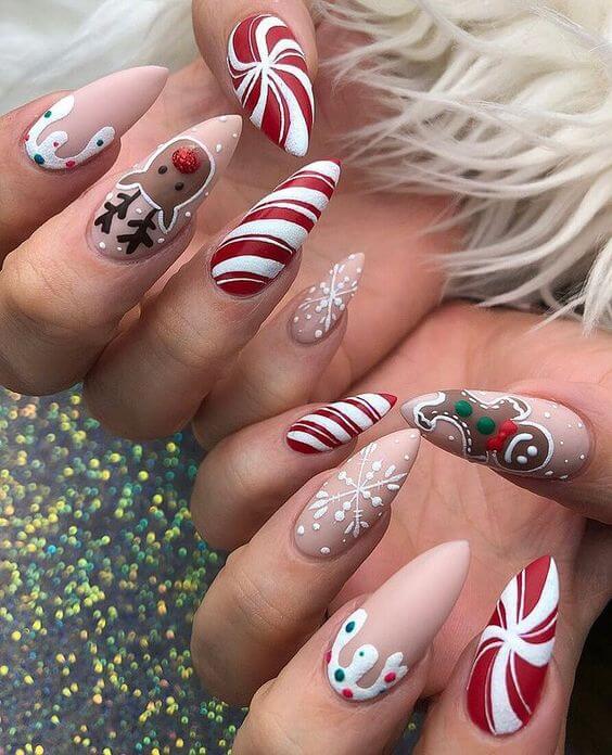 Christmas Nails Acrylic