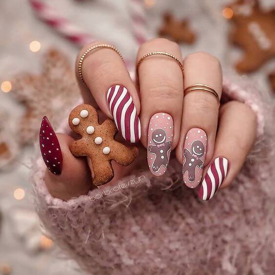 Red Christmas Nails