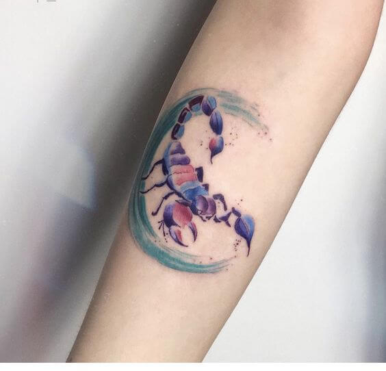 Scorpio And Aquarius Tattoo