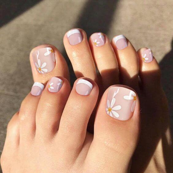 French Toe Nails