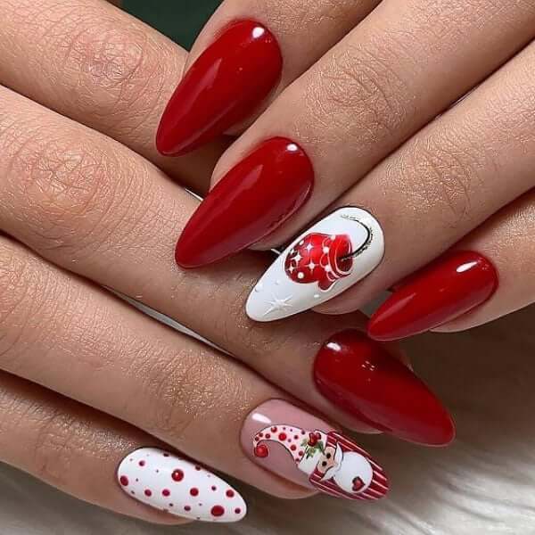 Santa Christmas Nails