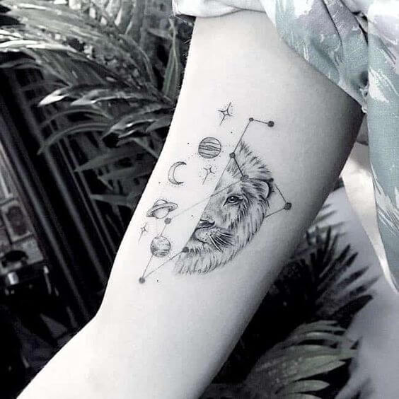 Leo Arm Tattoo