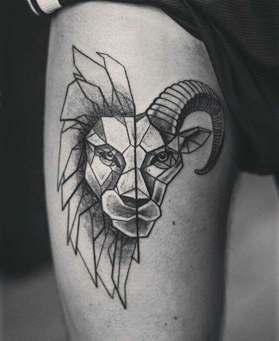 Capricorn And Leo Tattoo