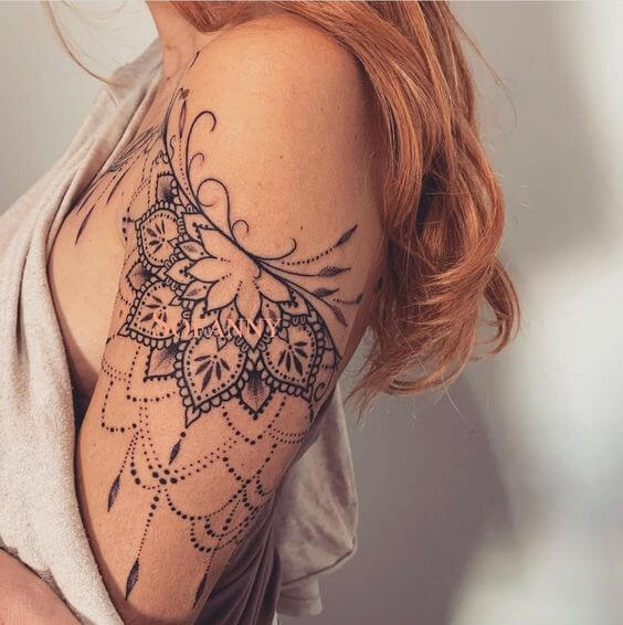 Lace Mandala Tattoo