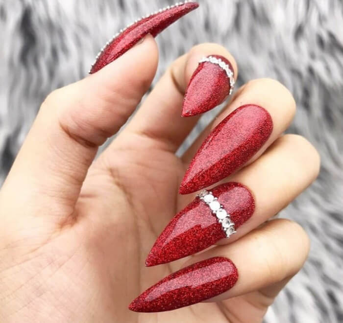 20+ Shining Red Nail Designs That You Should Try Once In 2022 - 161