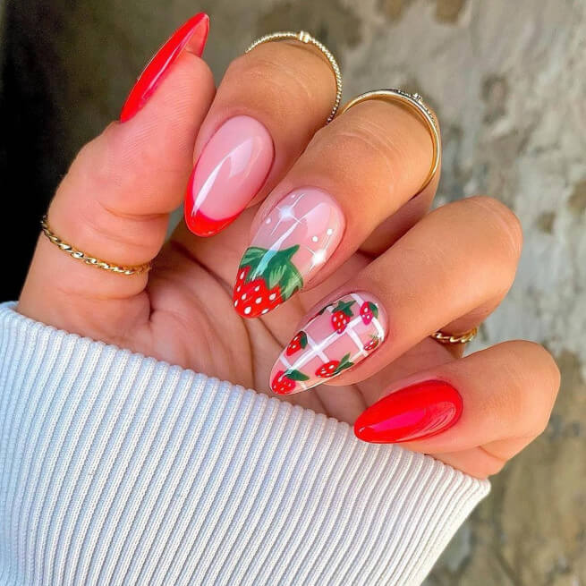 20+ Shining Red Nail Designs That You Should Try Once In 2022 - 139