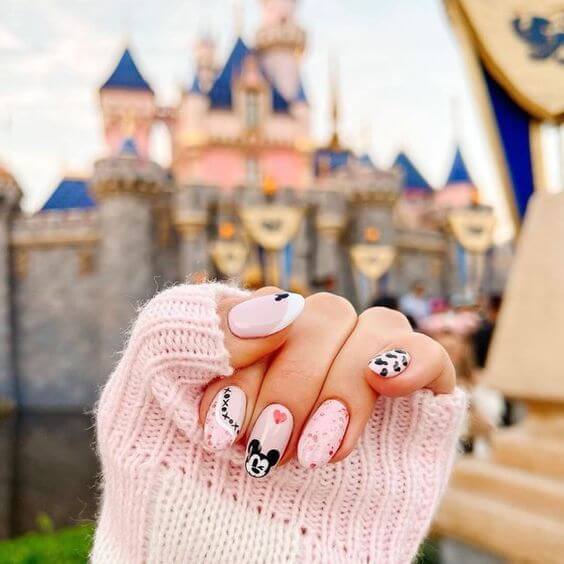 Pastel Disney Nails