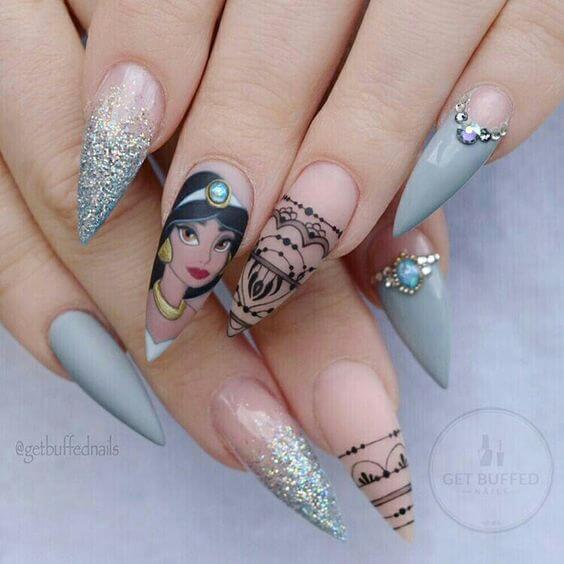 Disney Nails Princess