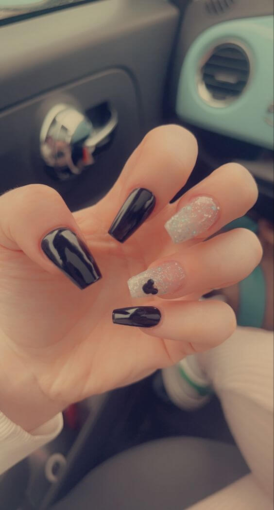 Black Disney Nails