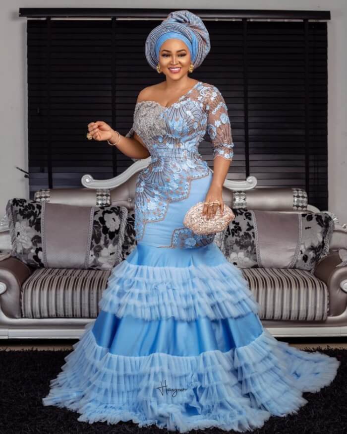 Mercy Aigbe’s Owambe Outfit