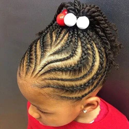 Lovely Cornrow Hairstyle