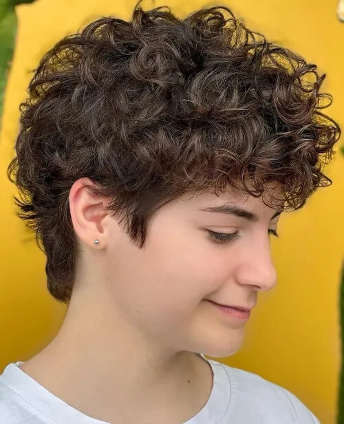 Naturally Curly Pixie Cut