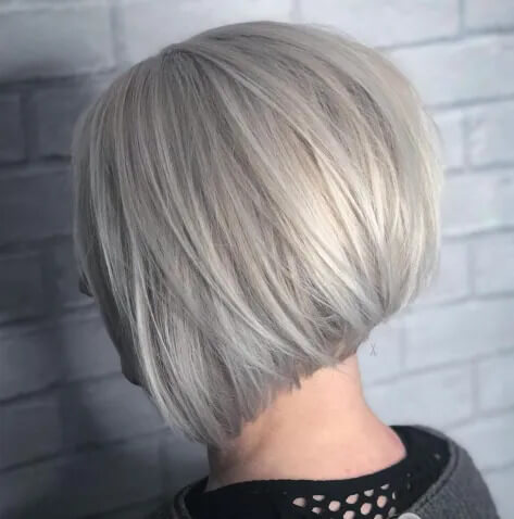 Two-Tone Stacked Inverted Bob