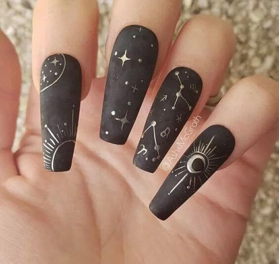 Black Star Nails