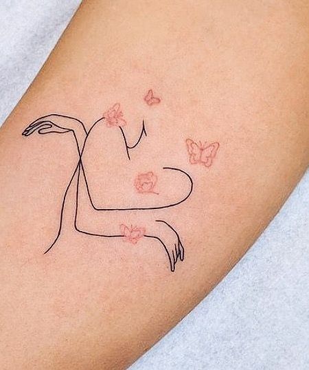 Self-Love Cancer Zodiac Tattoo
