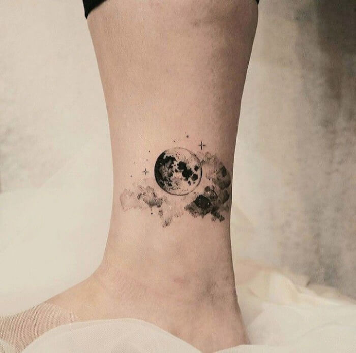  Full Moon Cancer Zodiac Tattoo
