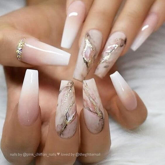 Nude Ombre Nails 