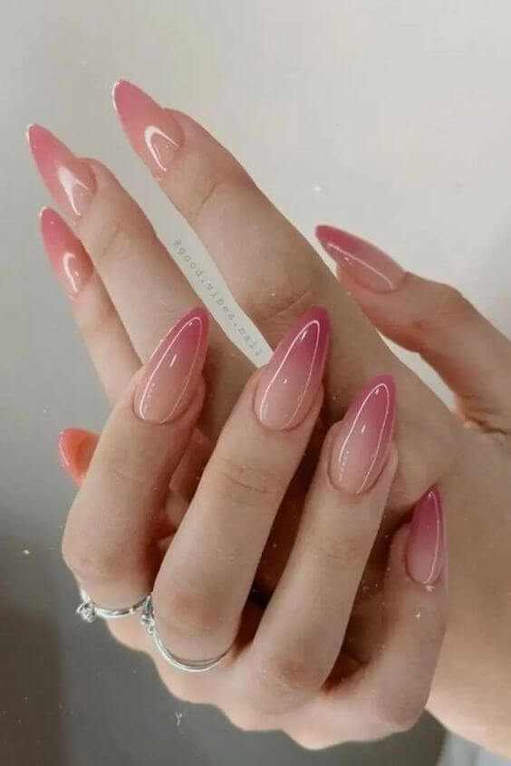 French Ombre Nails 