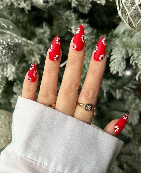 Red Acrylic Nails