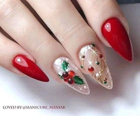 20 Cute Christmas Nails For Lovely Ladies To Rock The Final Months Of 2022 - 96
