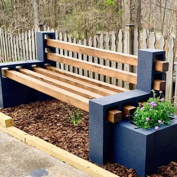 16 DIY Planter Bench Ideas - 111