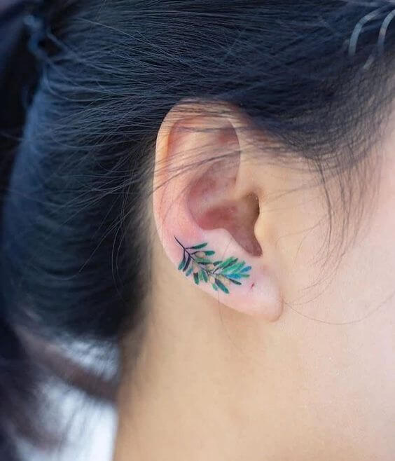25 Sensuous Inner Ear Tattoos That Are Low-key Gorgeous - 189
