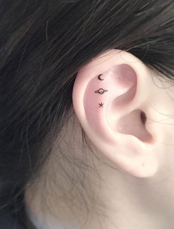 25 Sensuous Inner Ear Tattoos That Are Low-key Gorgeous - 193