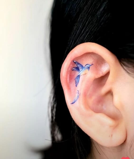 25 Sensuous Inner Ear Tattoos That Are Low-key Gorgeous - 195