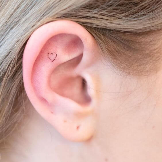 25 Sensuous Inner Ear Tattoos That Are Low-key Gorgeous - 205