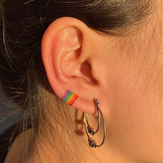 25 Sensuous Inner Ear Tattoos That Are Low-key Gorgeous - 171
