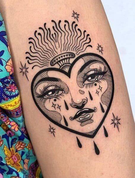 35 Heart Tattoos For Lovers Around The World - 255