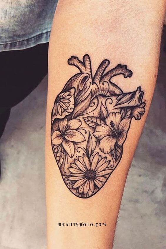 35 Heart Tattoos For Lovers Around The World - 281