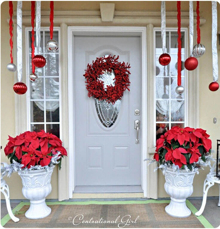 Embellish Your Front Porch With 43 Amazing Winter Décor Ideas - 345